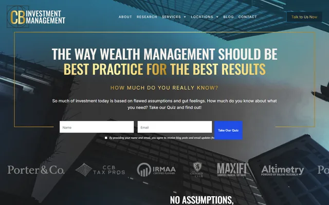 CB Investment Management: the company site, cb-investment-management.com