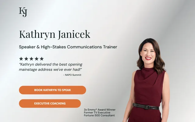 Kathryn Janicek: personal brand website, kathrynjanicek.com
