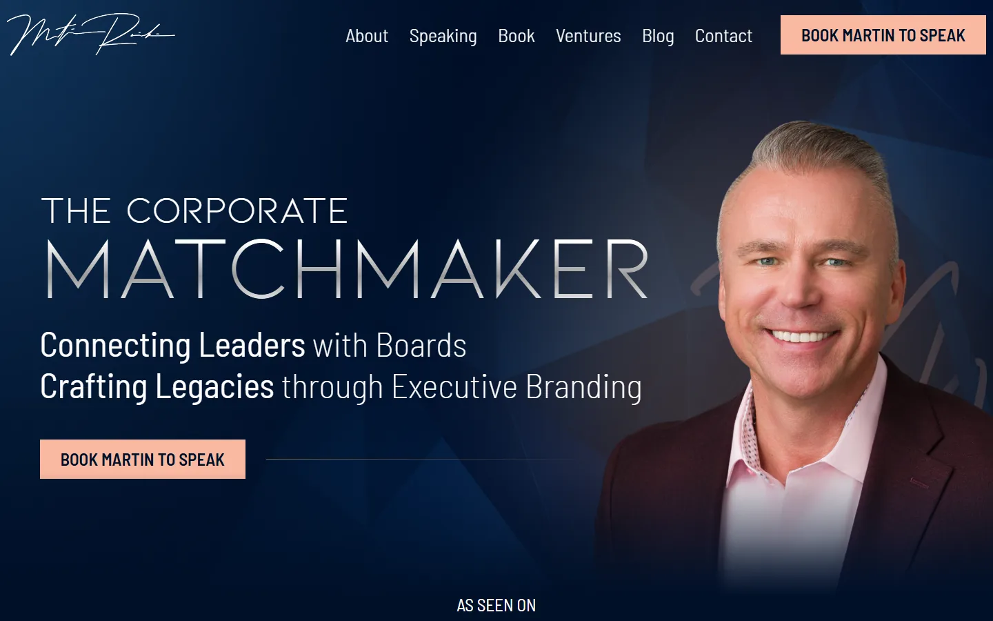 Martin Rowinski: personal brand website, martinrowinski.com