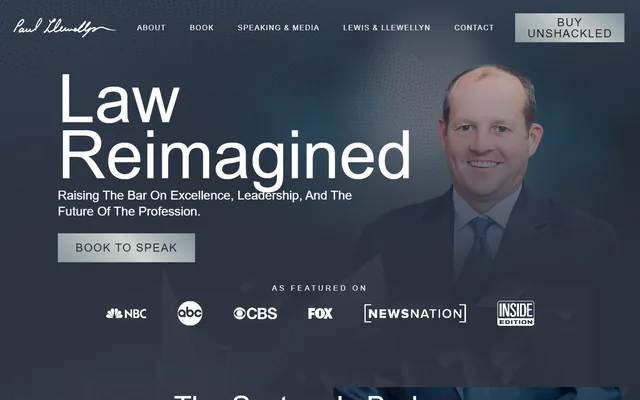 Paul Llewellyn: personal brand website, paultllewellyn.com