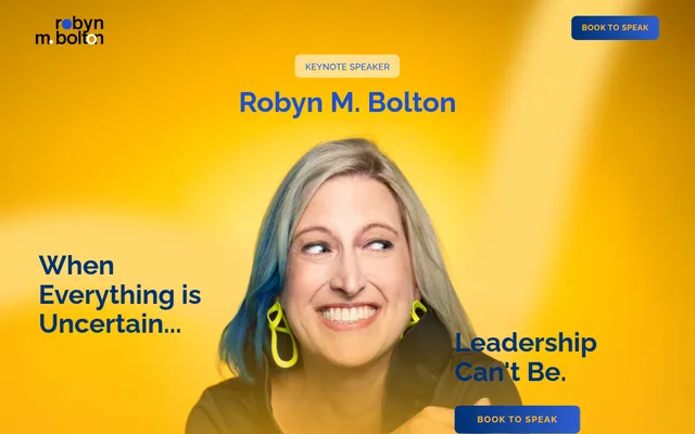 Robyn Bolton: website design, milezero.io