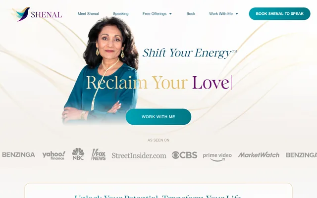 Shenal Arimilli: personal brand website, shenalarimilli.com