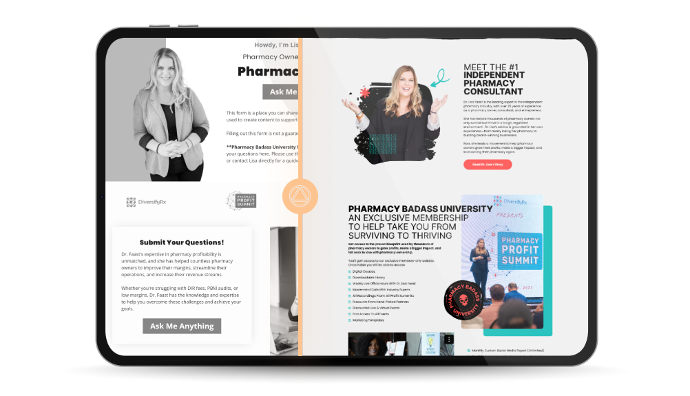 Consultant's website